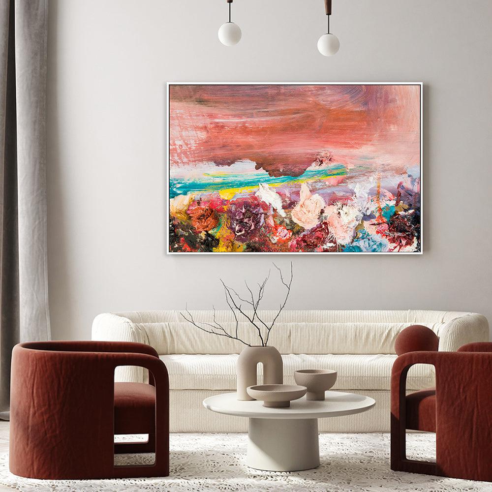 Rose Ambition , Hand-painted Canvas