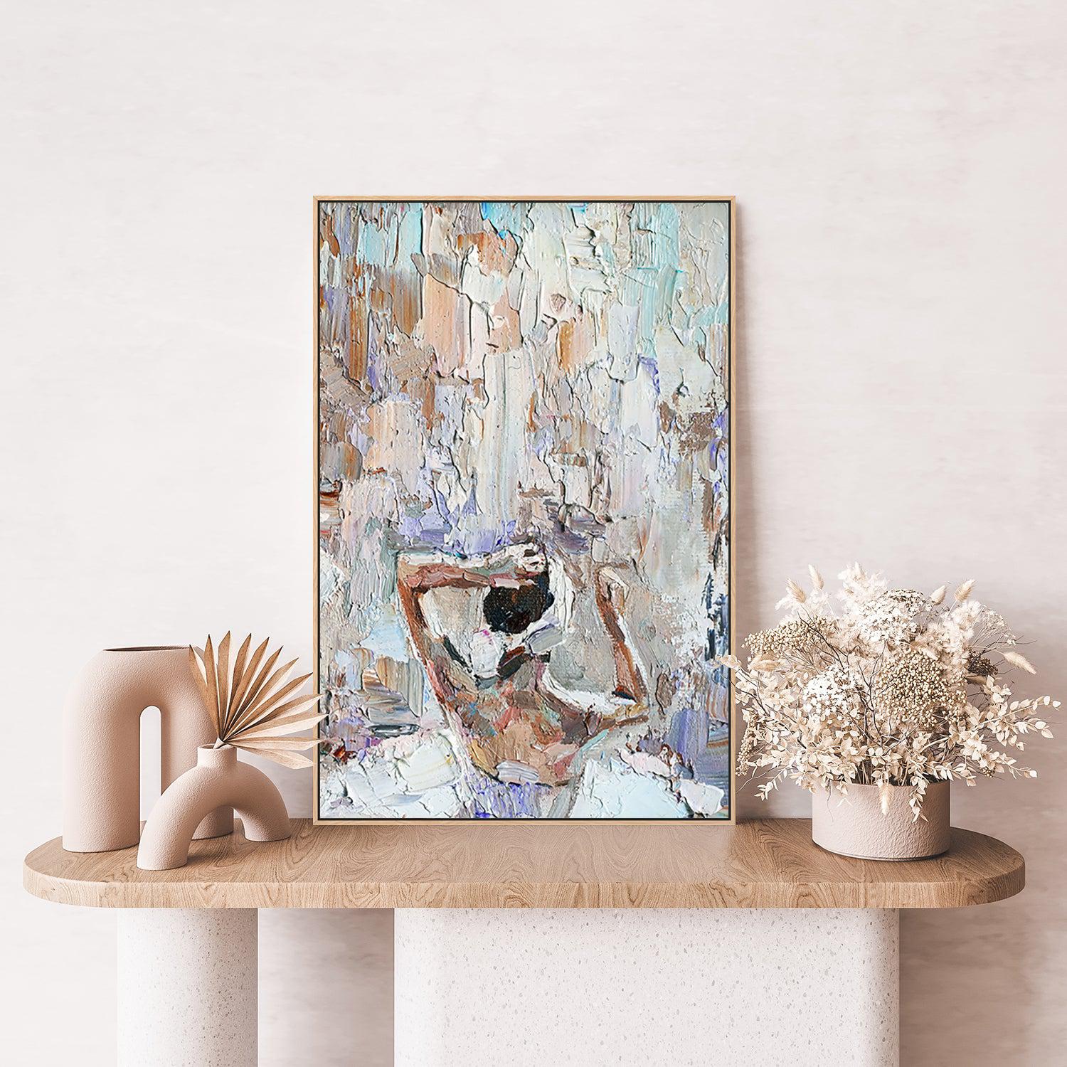 To The Ballet , Hand-painted Canvas