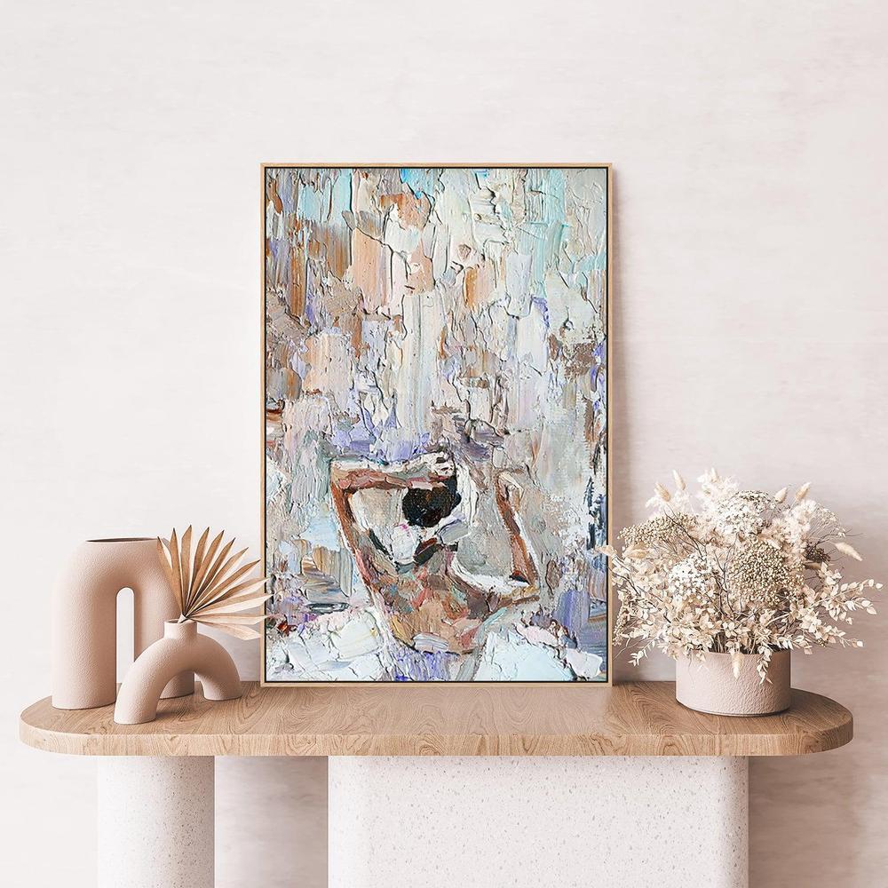 To The Ballet , Hand-painted Canvas