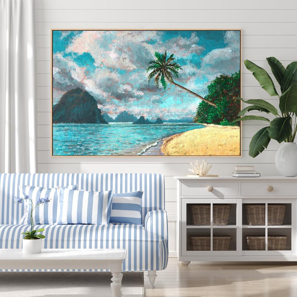 Hawaiian Sky, Style B, Hand-Painted Canvas