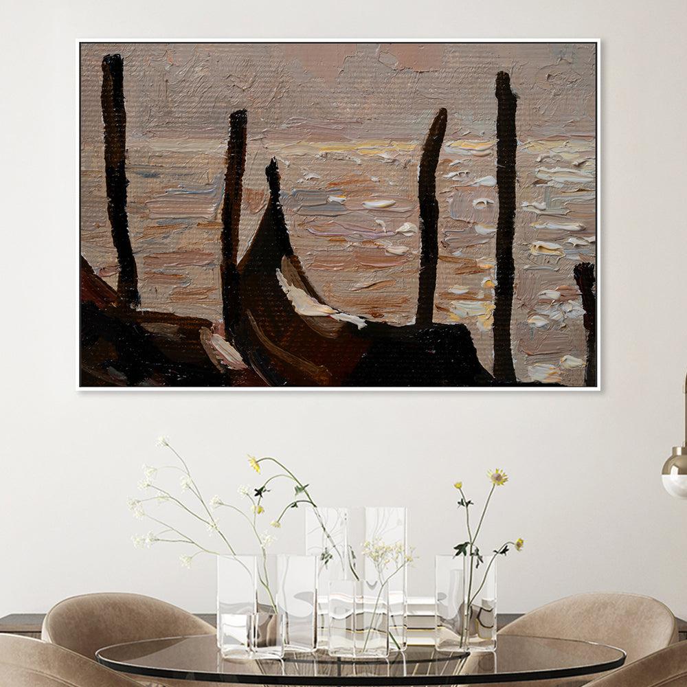 Boat Ride , Hand-painted Canvas