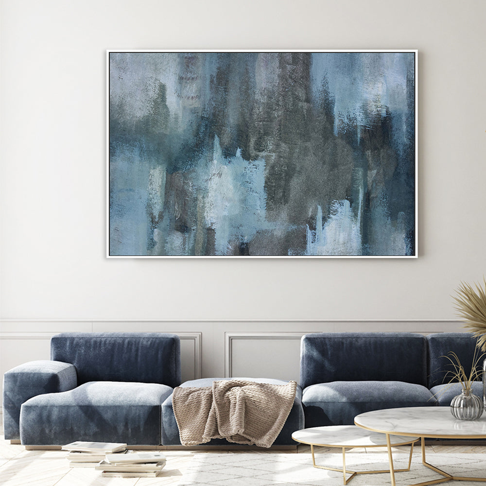 Peering Through the Darkness, Hand-Painted Canvas