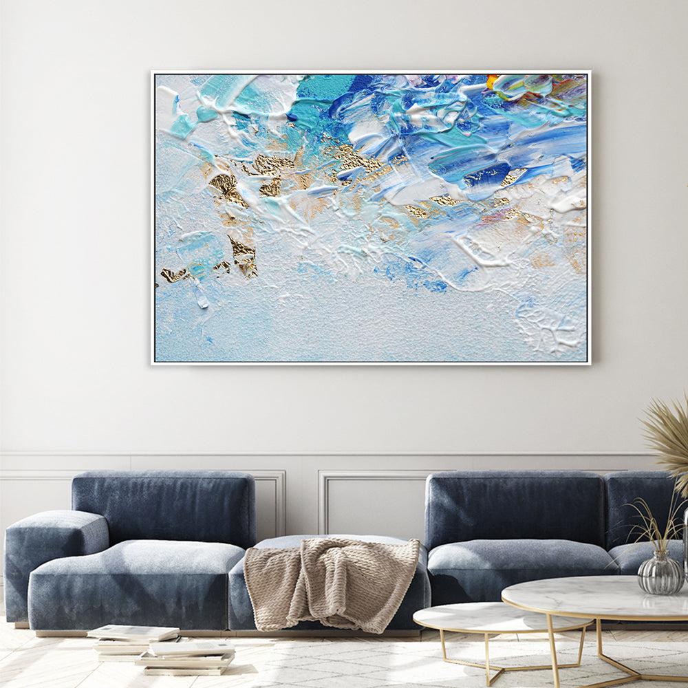 Gold Wave, Style B , Hand-painted Canvas