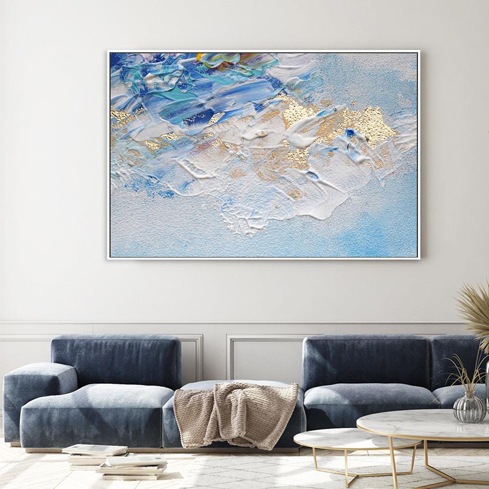 Gold Wave, Style A , Hand-painted Canvas