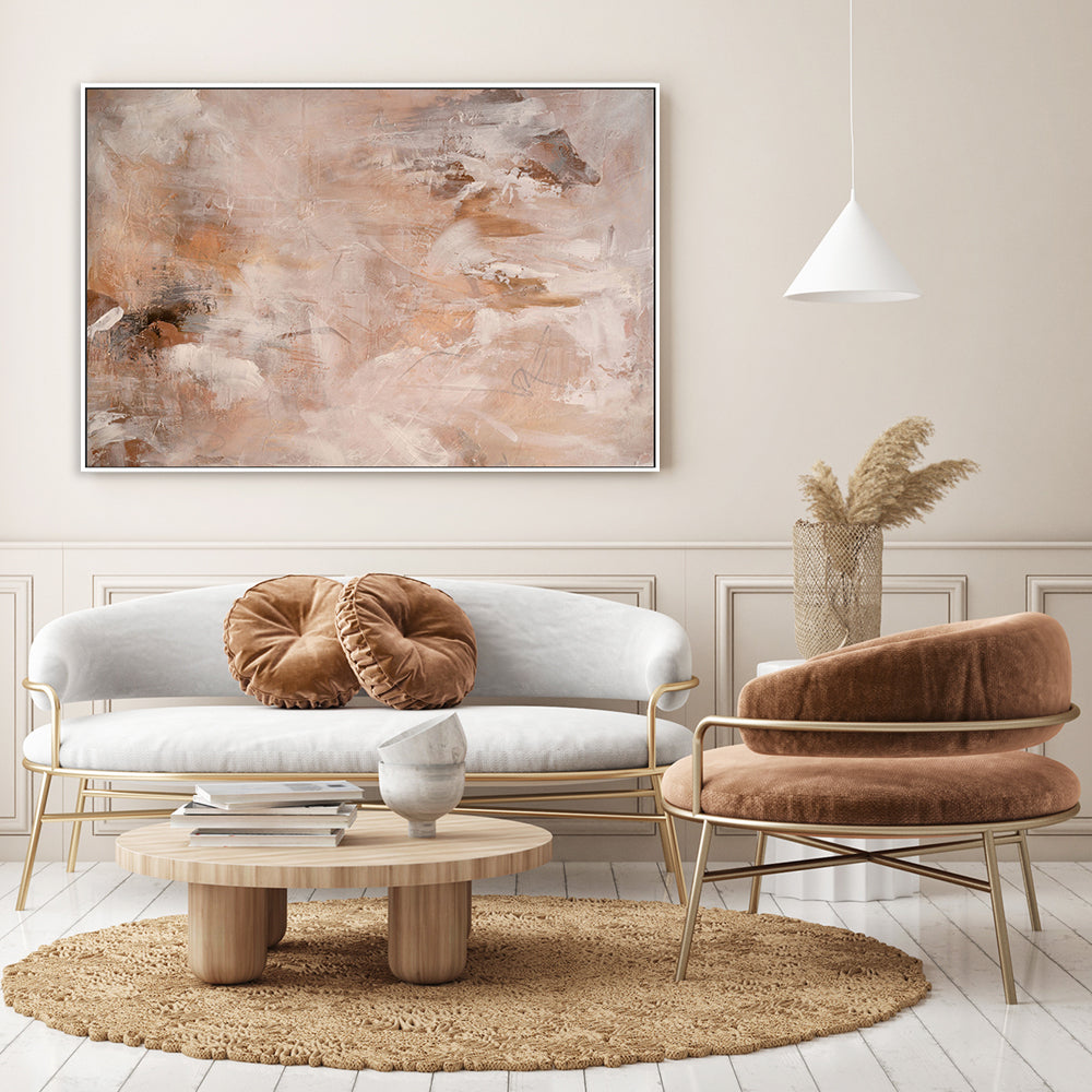 Neutral Notions, Hand-Painted Canvas