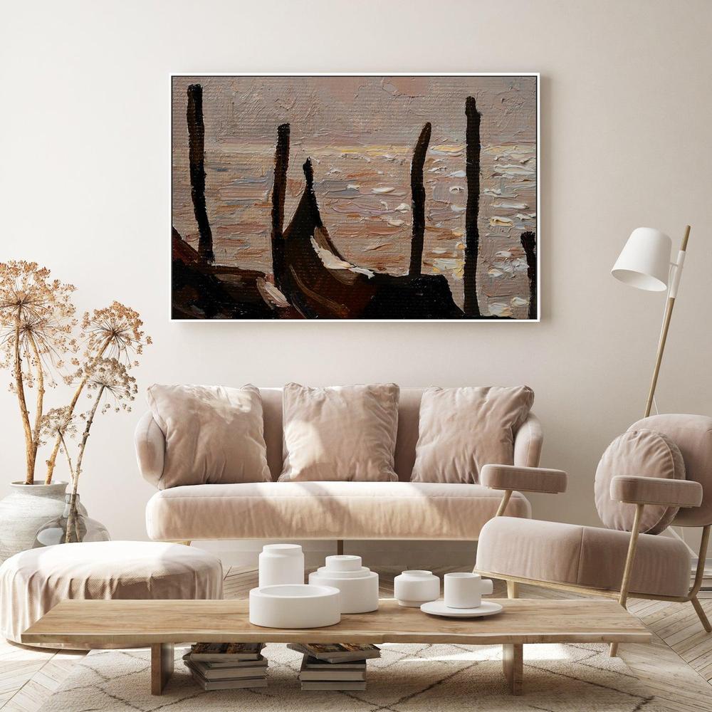 Boat Ride , Hand-painted Canvas