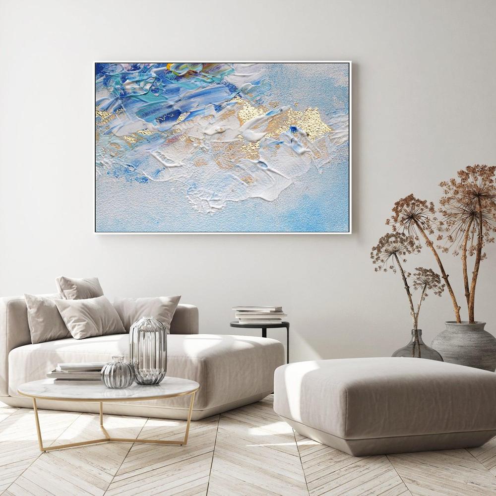 Gold Wave, Style A , Hand-painted Canvas