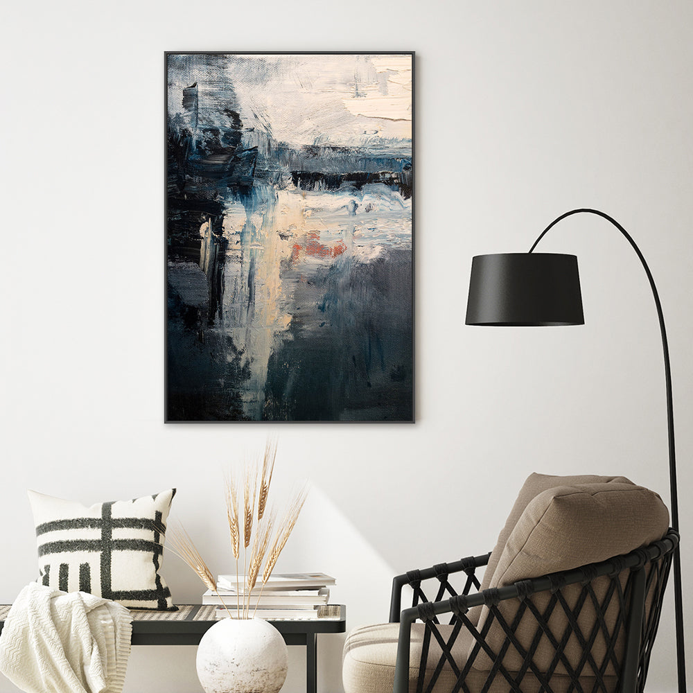 A Hint of Red, Hand-Painted Canvas