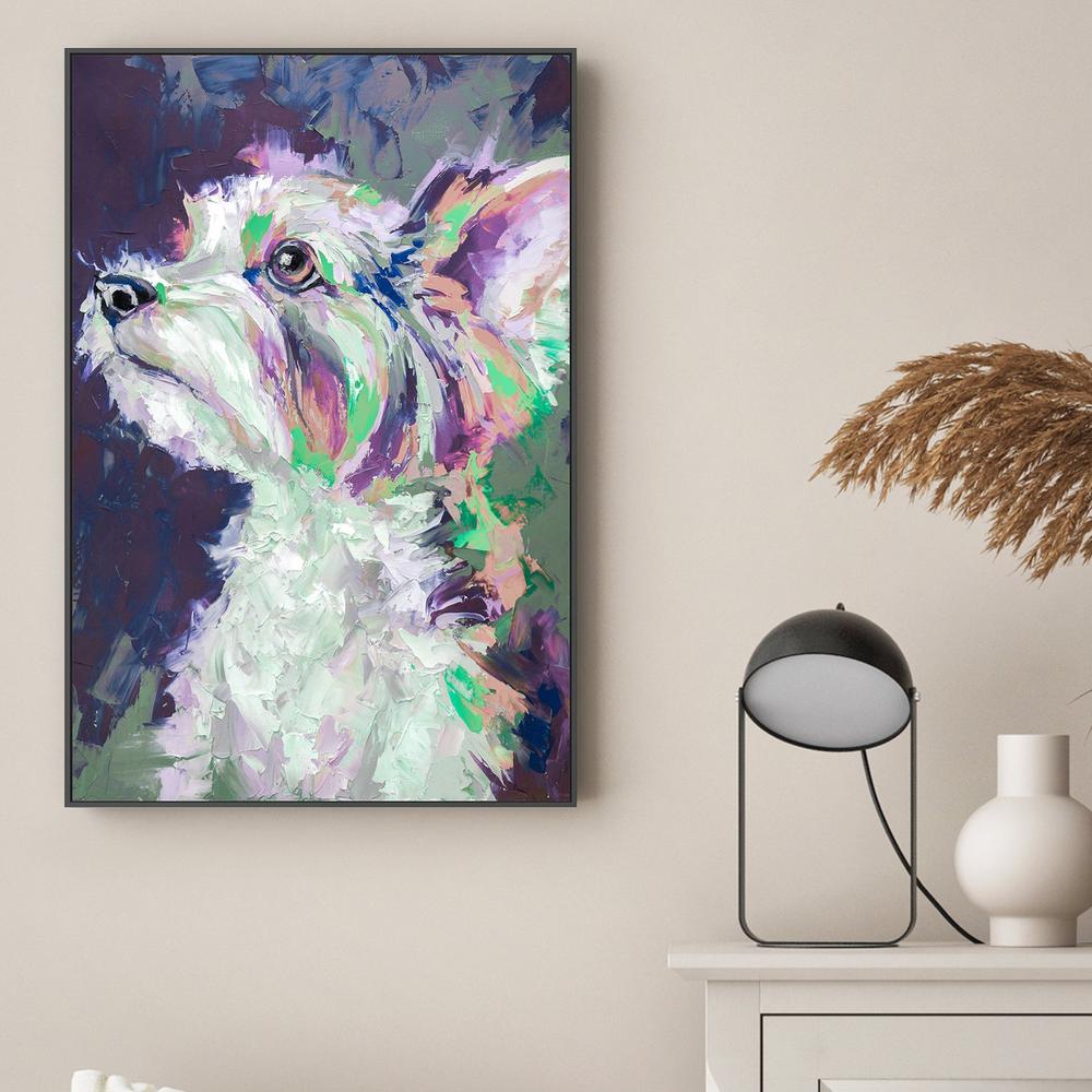 Buddy's Rendezvous, Syle B, Hand-Painted Canvas