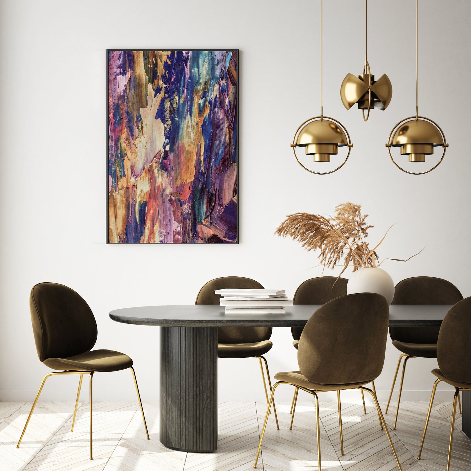 Multicoloured Madness, Style A, Hand-Painted Canvas