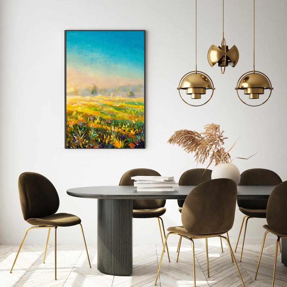 Blue Sky Ahead, Hand-Painted Canvas