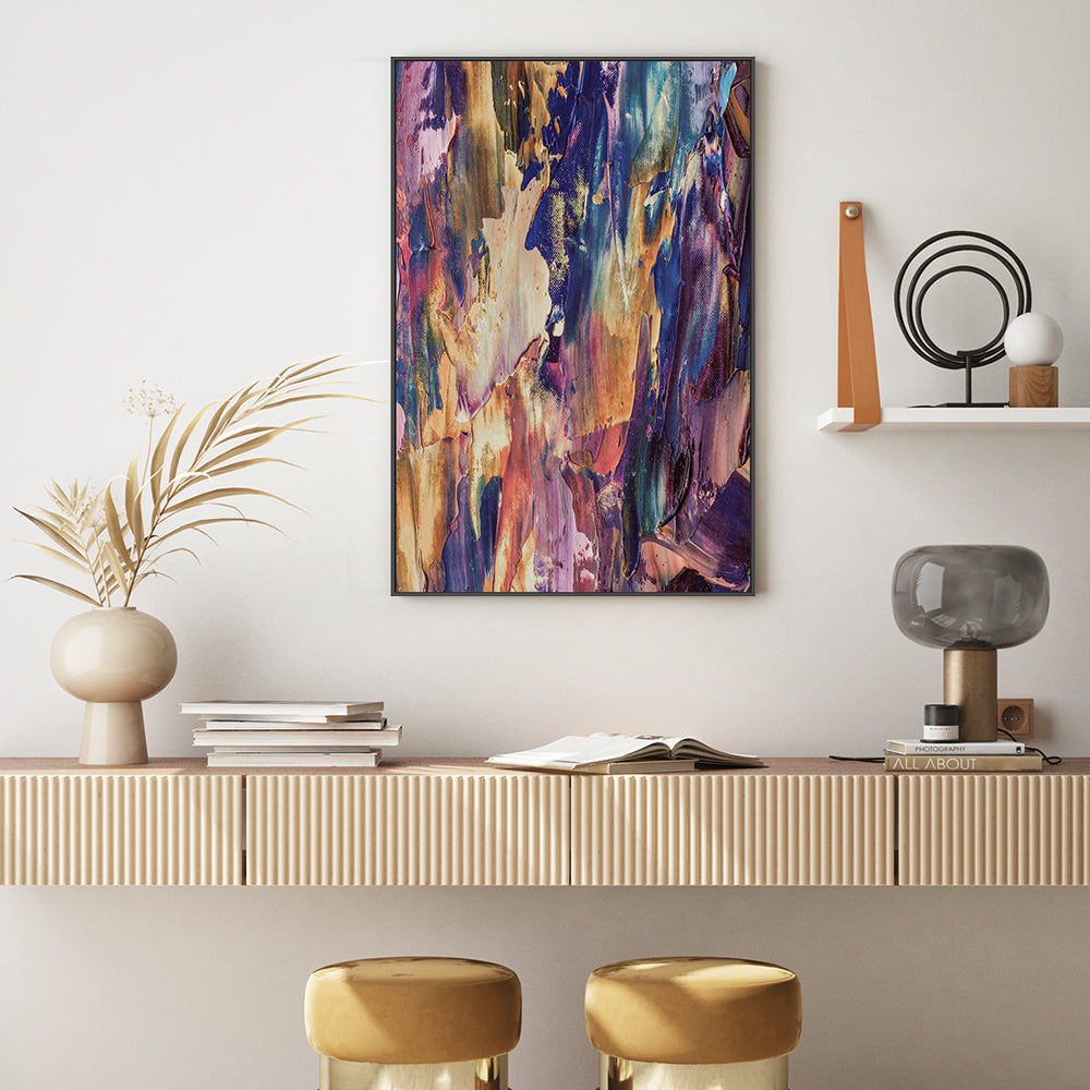 Multicoloured Madness, Style A, Hand-Painted Canvas