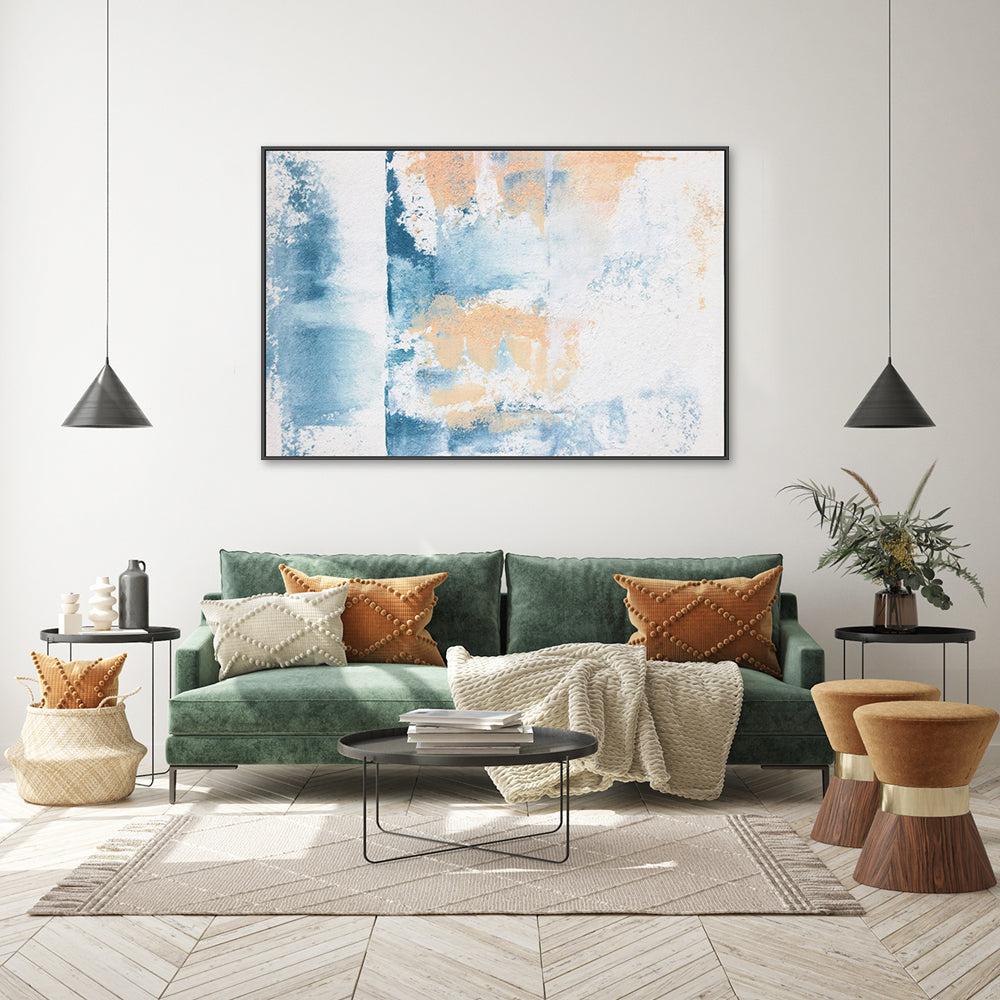 Coastal Foam , Hand-painted Canvas