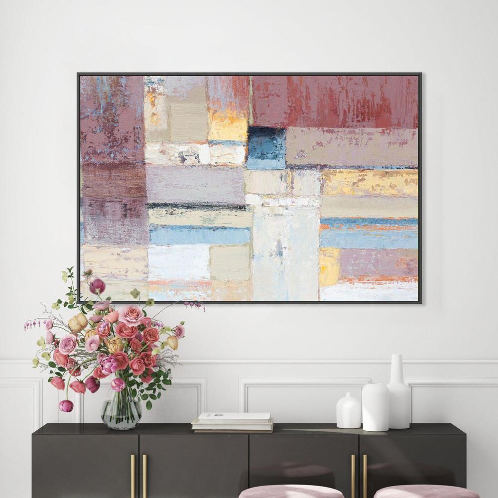 Soft Blocks , Hand-painted Canvas
