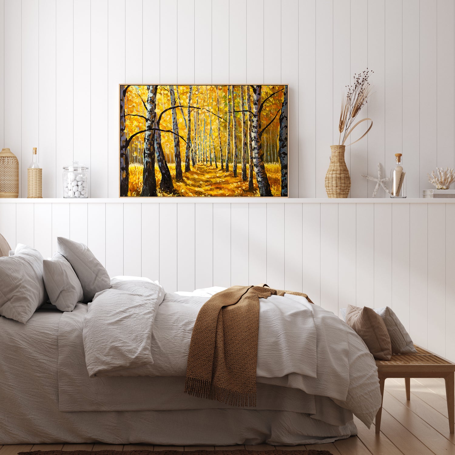 A Forests Opening, Hand-Painted Canvas