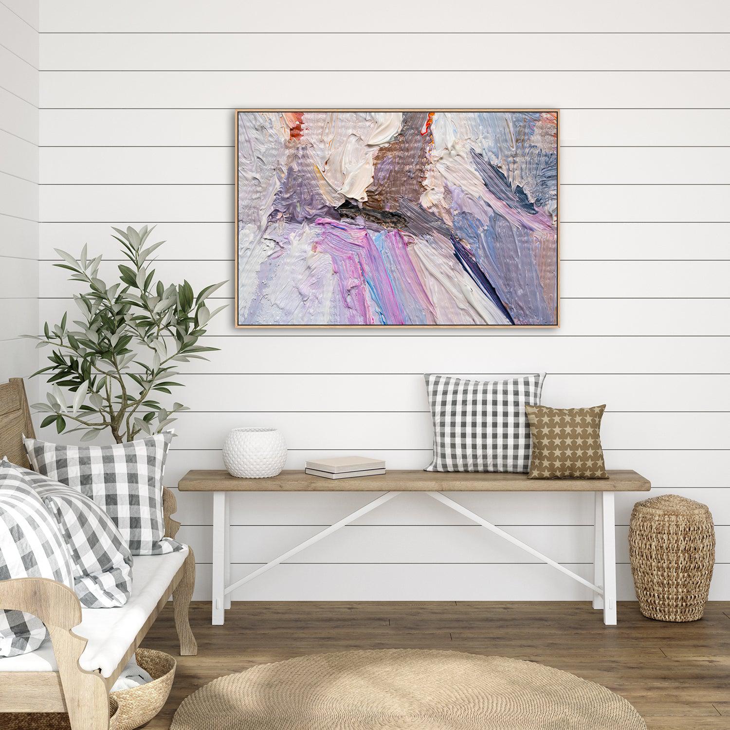 Purple Dreams, Style B , Hand-painted Canvas