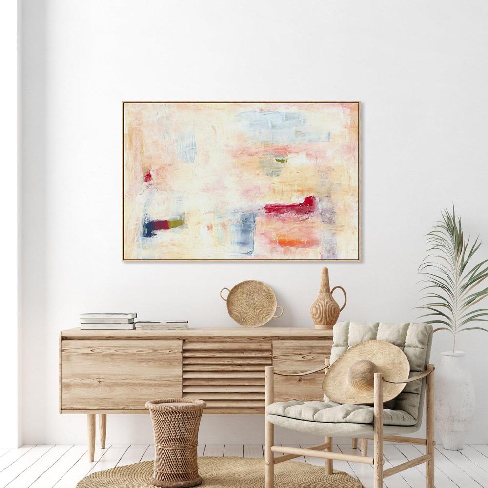 Just Peachy , Hand-painted Canvas
