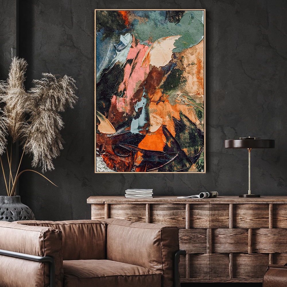 Multicoloured Madness, Style C, Hand-Painted Canvas