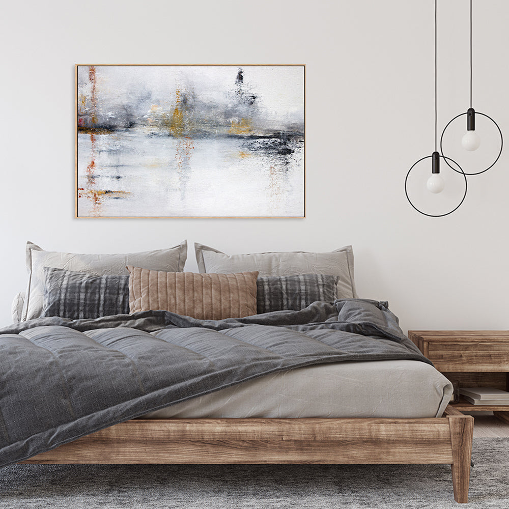 Moments of Neutrality, Hand-Painted Canvas