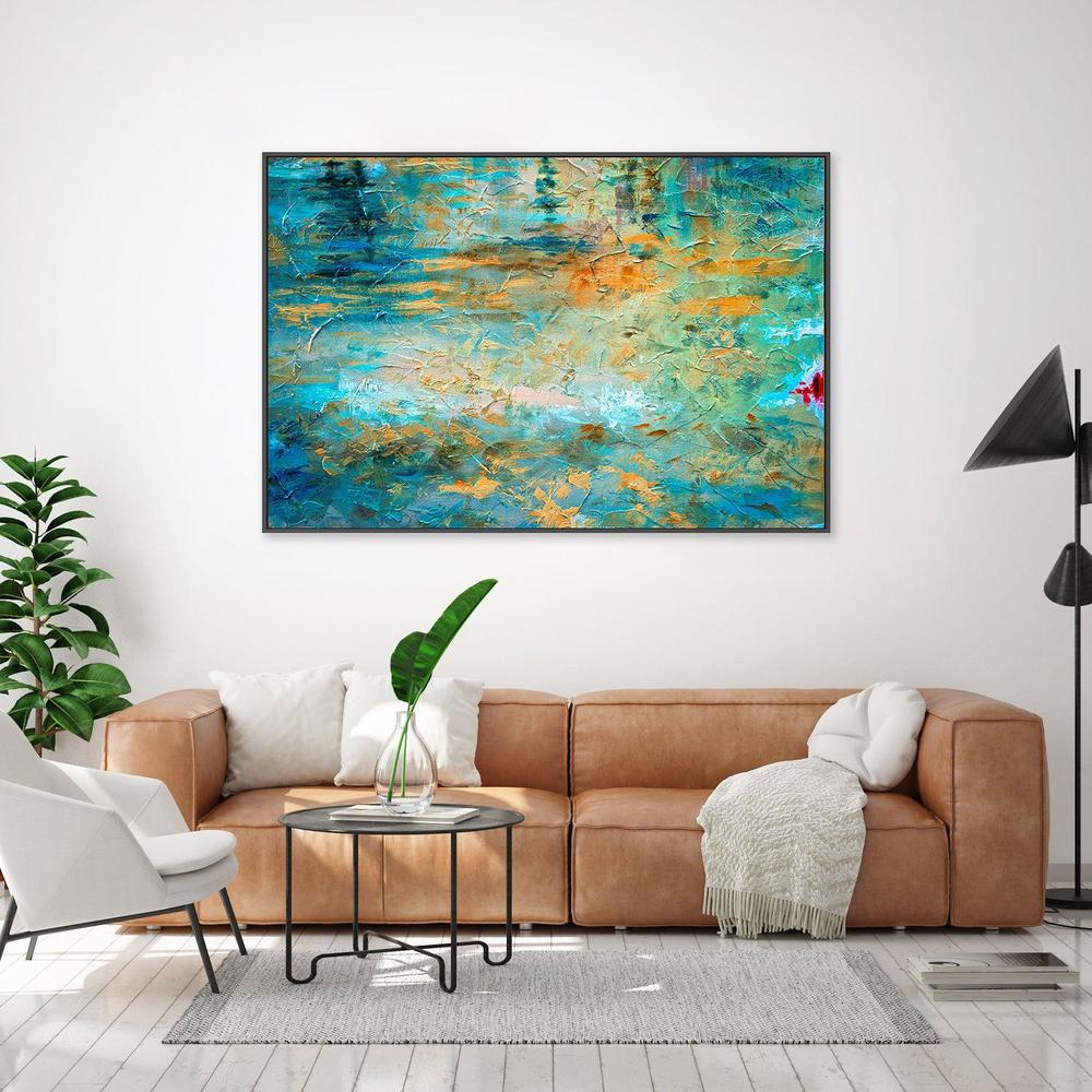 Reflections , Hand-painted Canvas