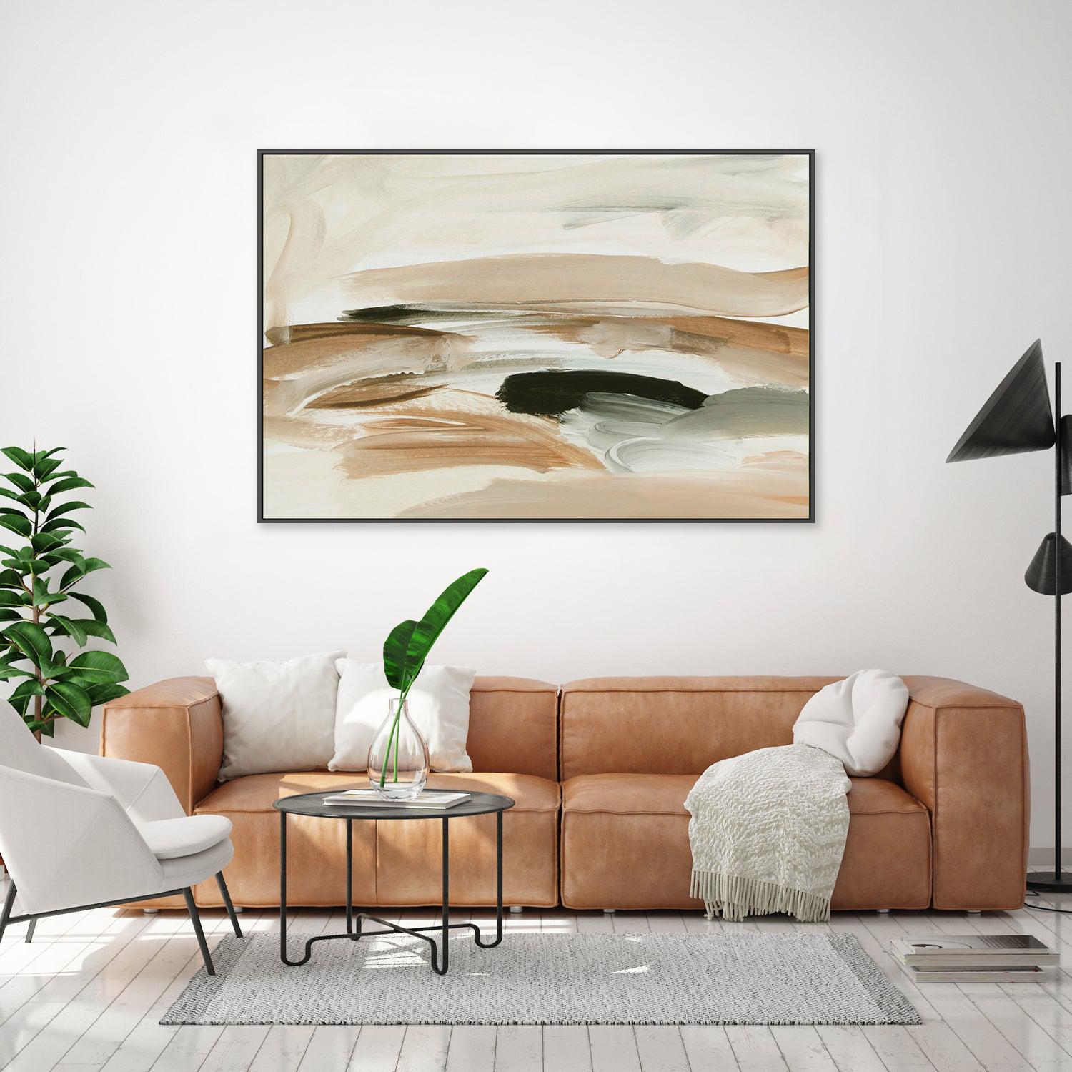 Neutral Attraction , Hand-painted Canvas