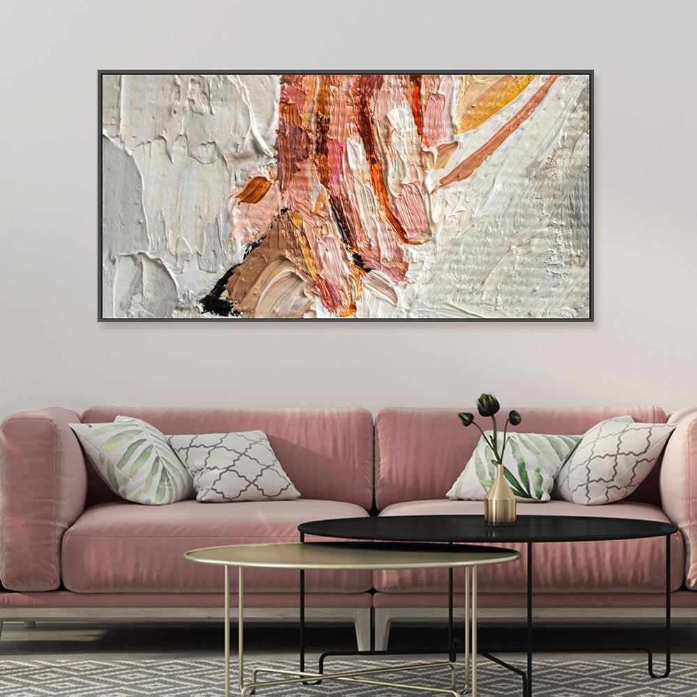 Pouring , Hand-painted Canvas