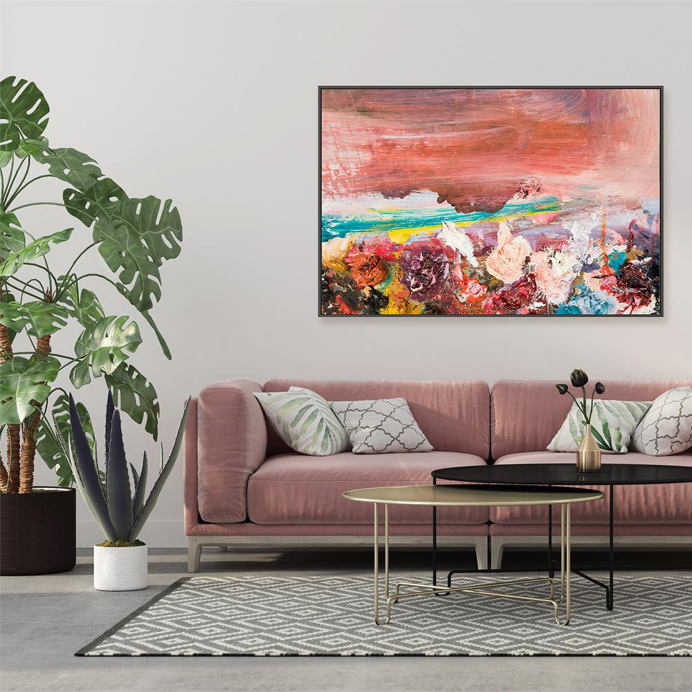 Rose Ambition , Hand-painted Canvas