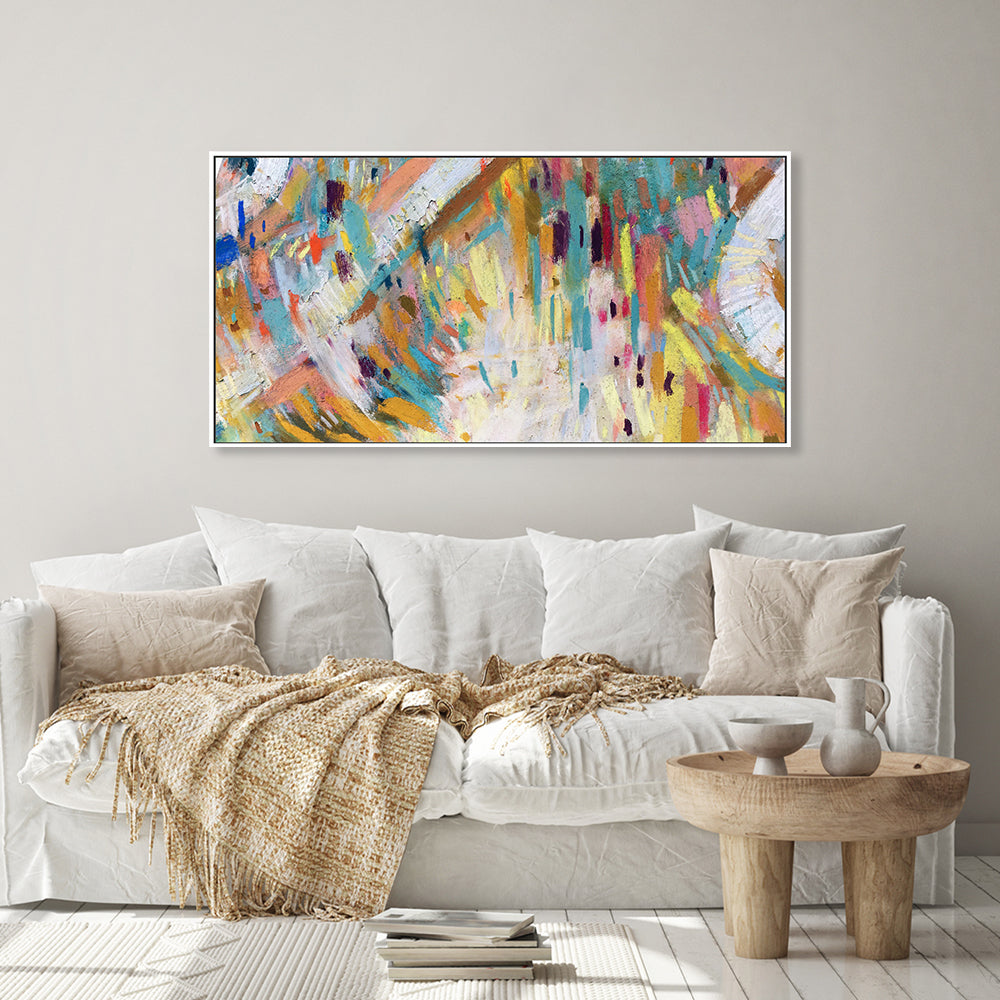Scattered Colour, Hand-Painted Canvas