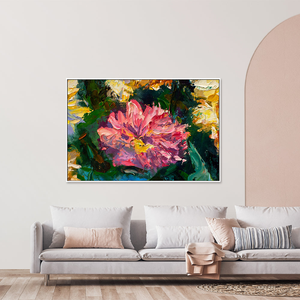 Peering Through The Bushes, Style A, Hand-Painted Canvas