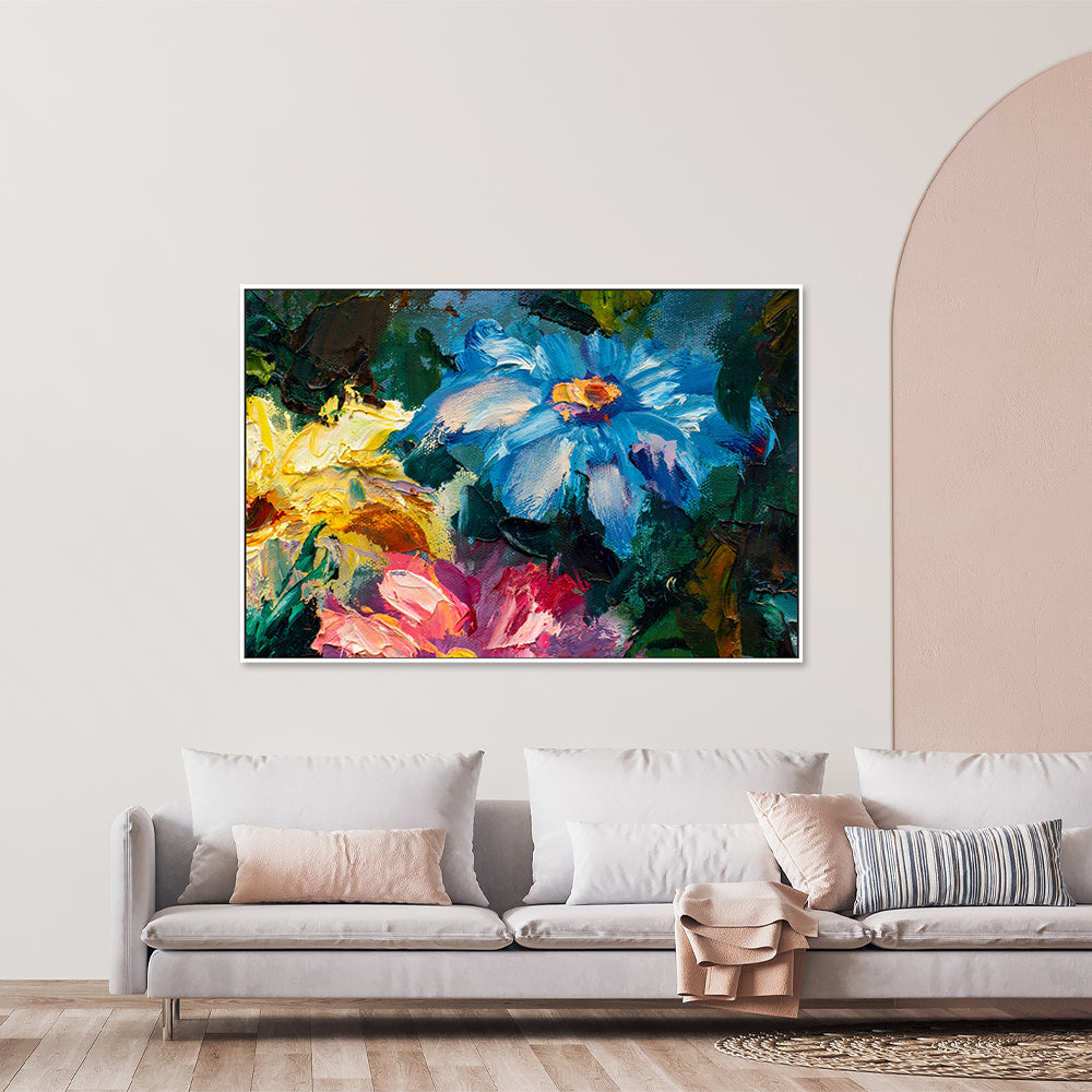 Peering Through The Bushes, Style B, Hand-Painted Canvas