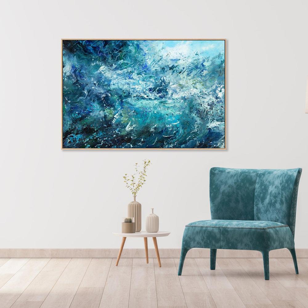 Fractured , Hand-painted Canvas