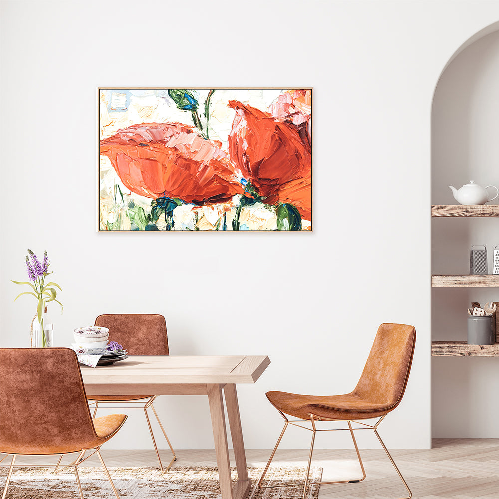 Red Roses For You, Hand-Painted Canvas