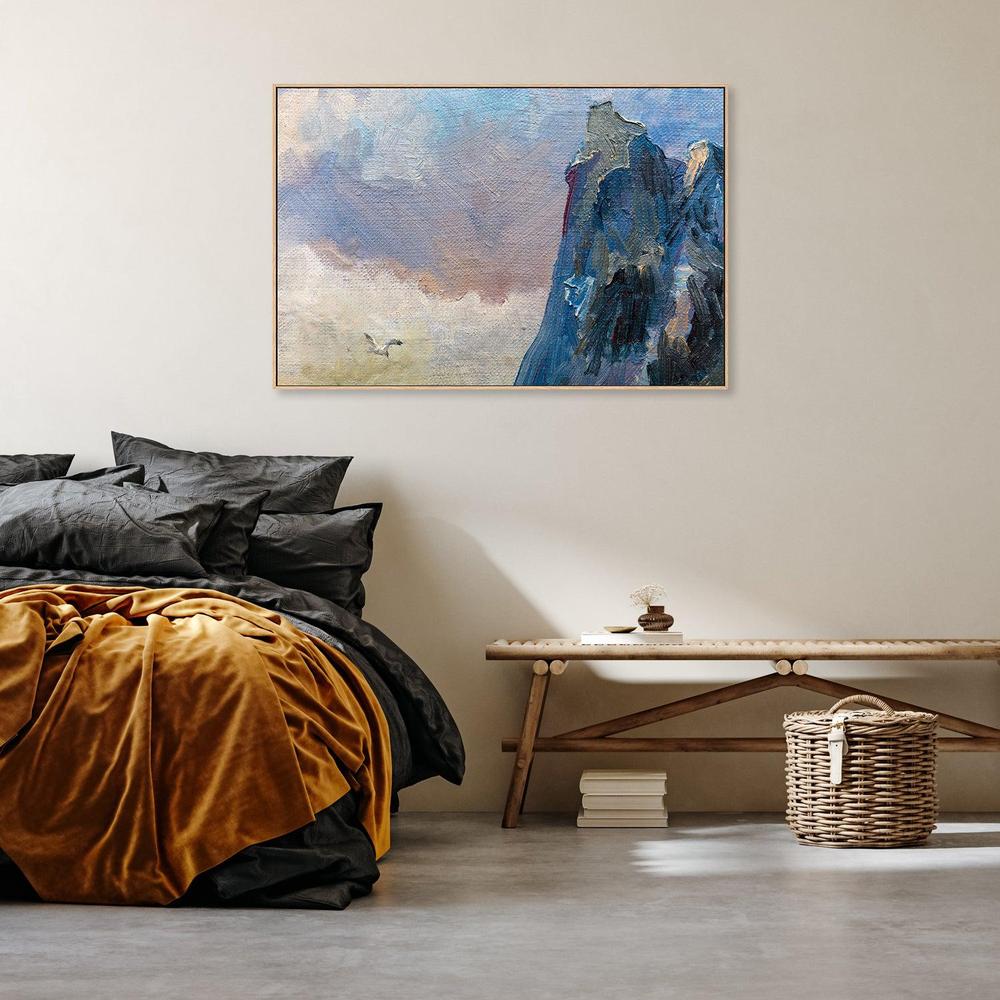 Mountain Peak , Hand-painted Canvas