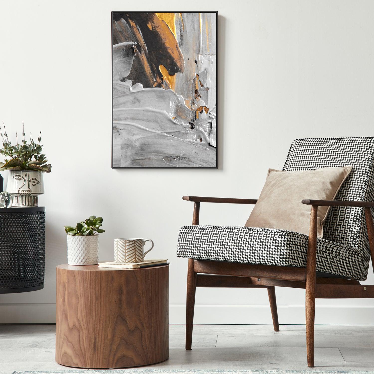 Metalics, Style C , Hand-painted Canvas