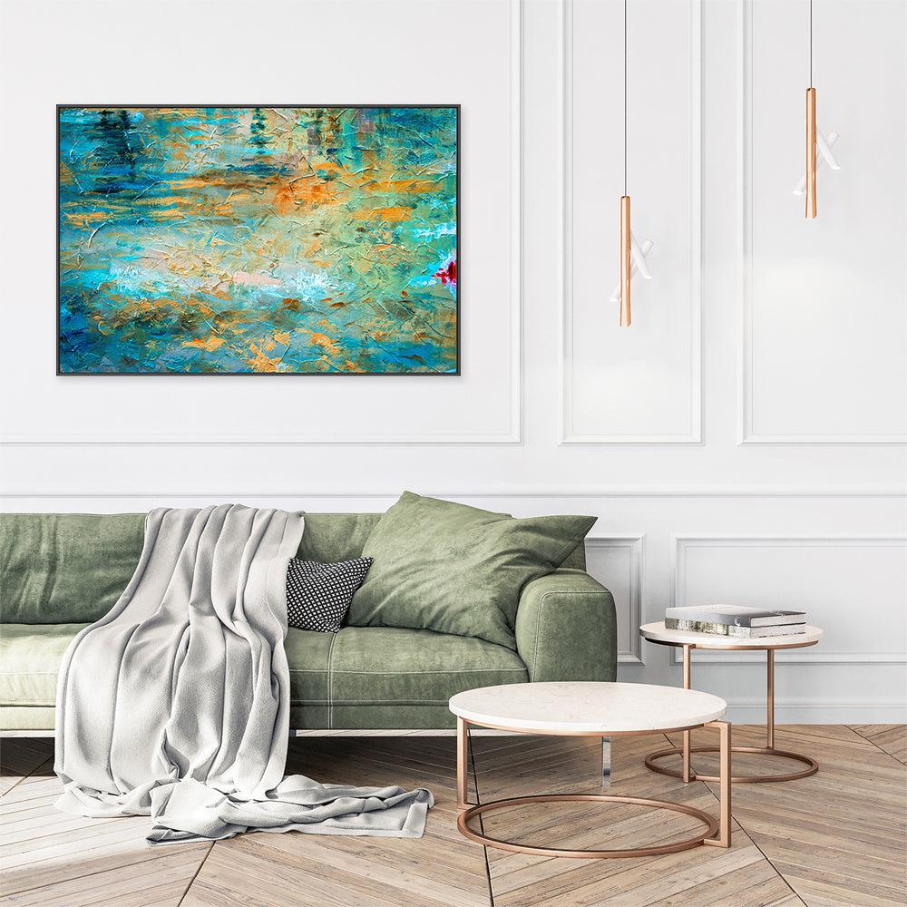 Reflections , Hand-painted Canvas