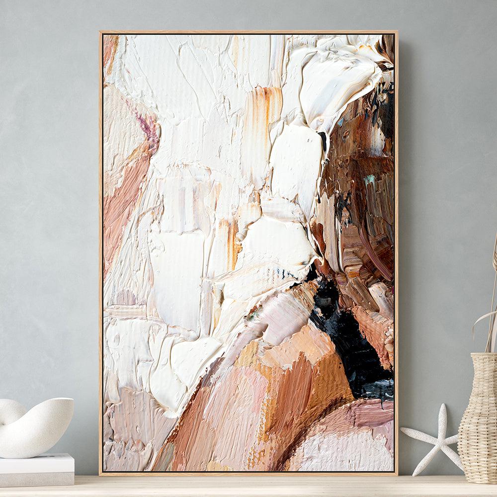 Nude Layers , Hand-painted Canvas