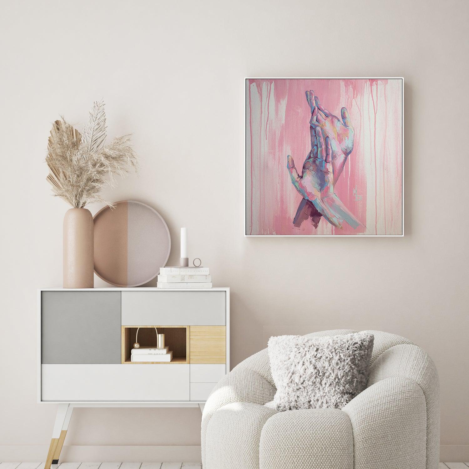 Entertwined , Hand-painted Canvas