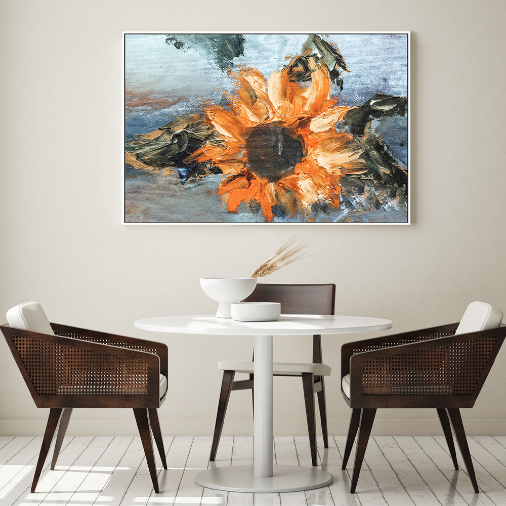 Bright Daisy, Style B, Hand-Painted Canvas