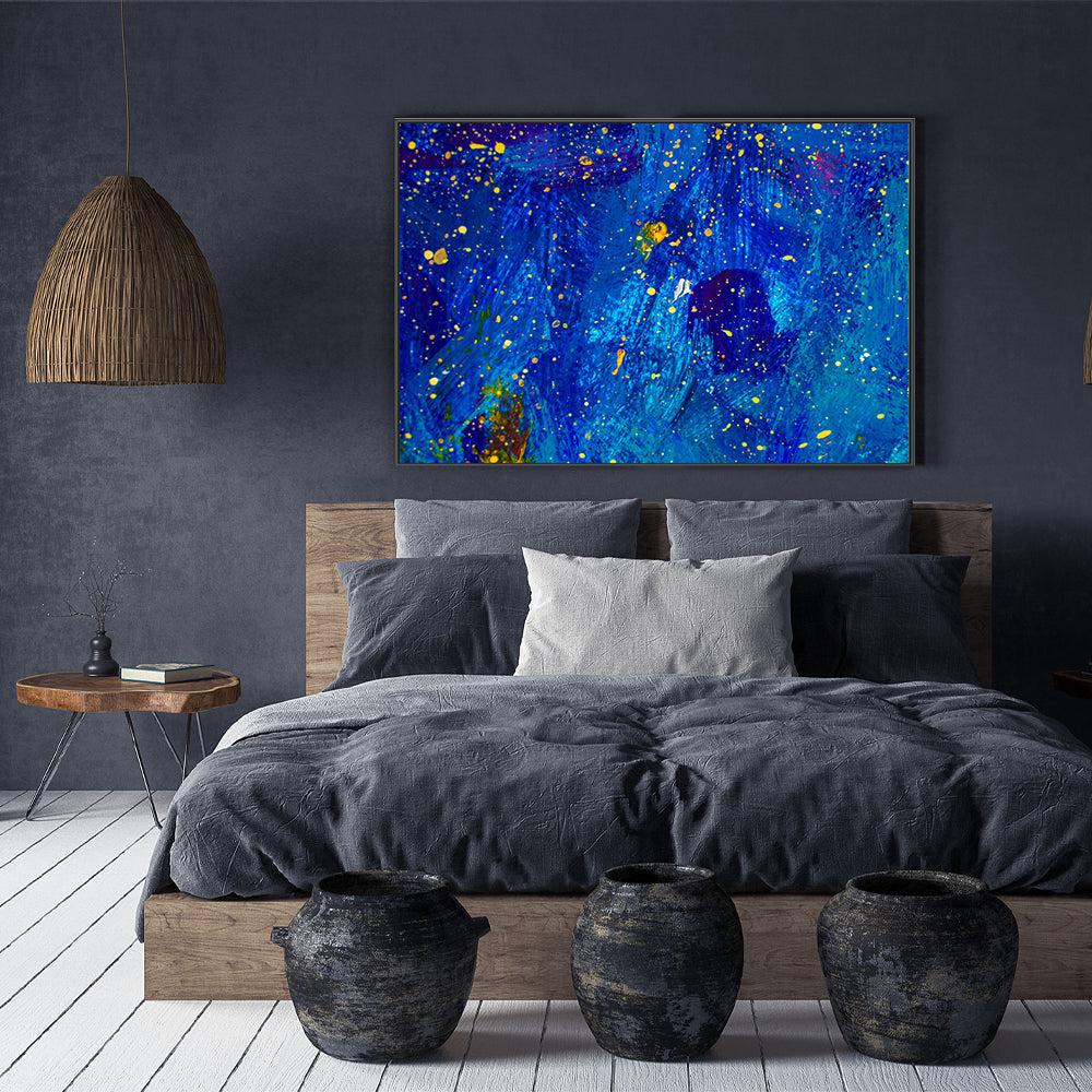 Starry Night , Hand-painted Canvas