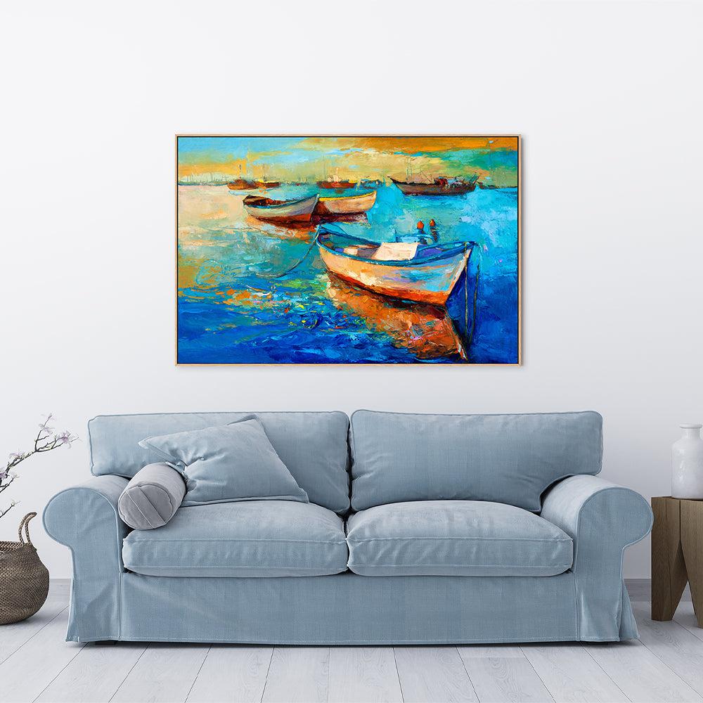 Calm Waters , Hand-painted Canvas