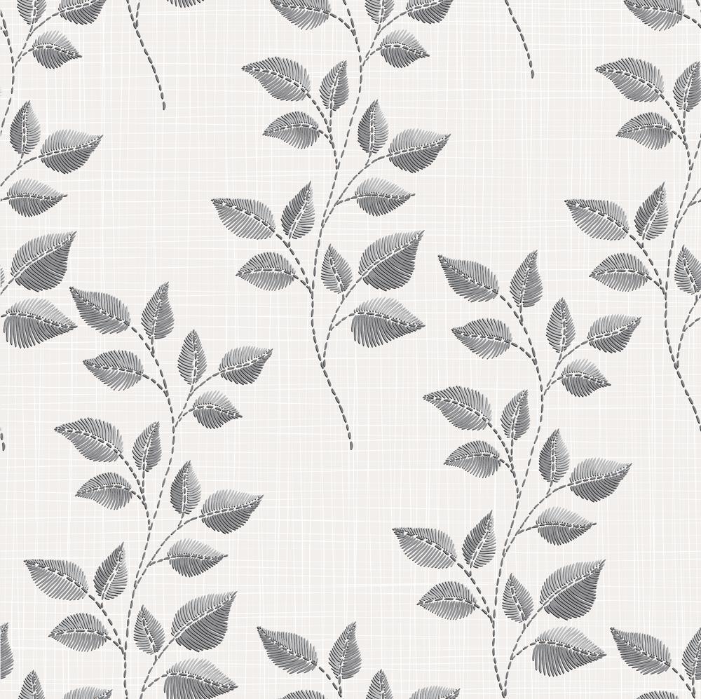 Linen Leaves-wallpaper-eco-friendly-easy-removal-GIOIA-WALL-ART