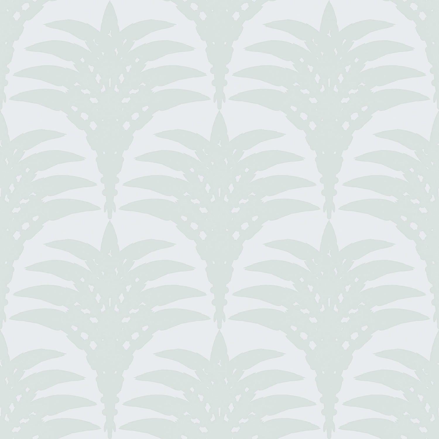 Mint Arched Palms Wallpaper
