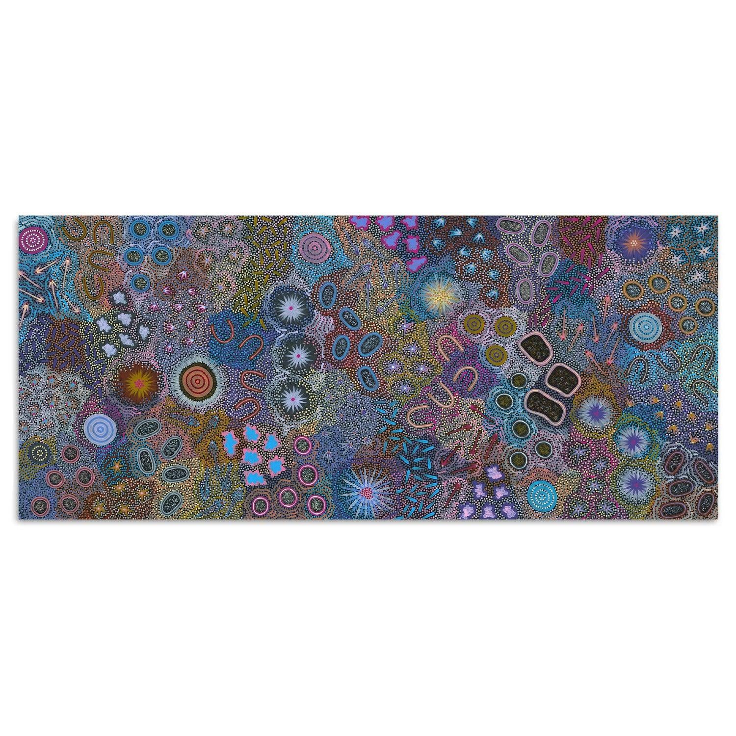 My Grandmother's Country, Style A, Original Indigenous Painting On Canvas By Michelle Possum Nungurrayi-by-Gioia Wall Art-original art-Gioia