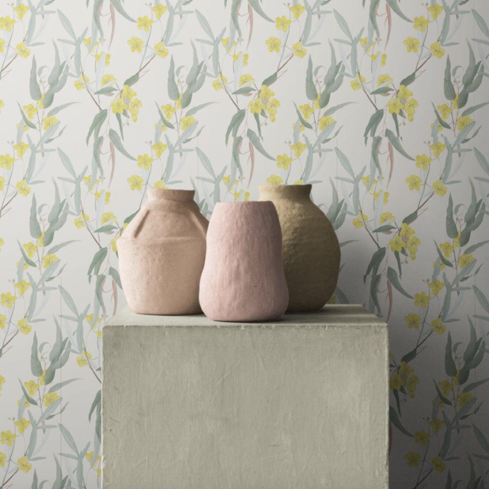 Native Florals-wallpaper-eco-friendly-easy-removal-GIOIA-WALL-ART