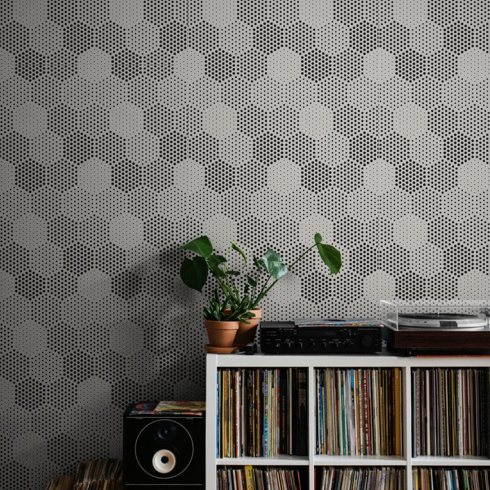 Hexagon Pattern-wallpaper-eco-friendly-easy-removal-GIOIA-WALL-ART