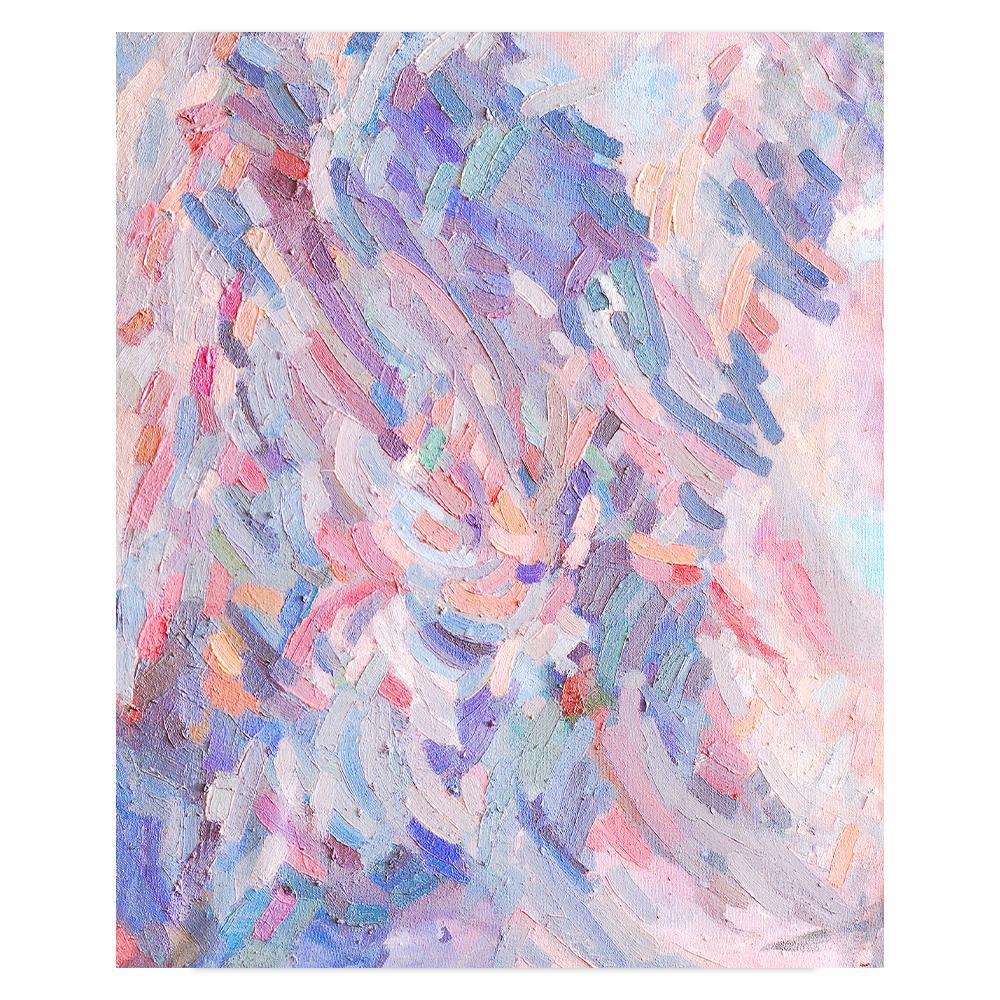 Confetti Dreams, Hand-painted Canvas-Framed-Canvas-Print-Poster-Gioia Wall Art