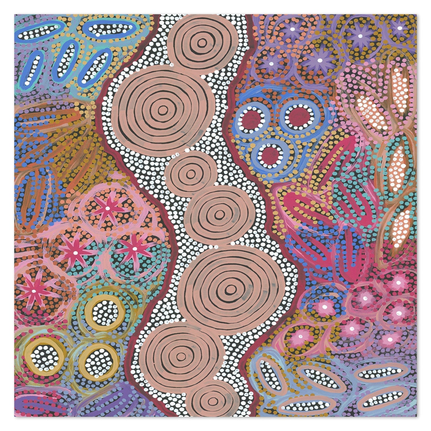 Michelle Possum Nungurrayi Original Paintings Gioia Wall Art