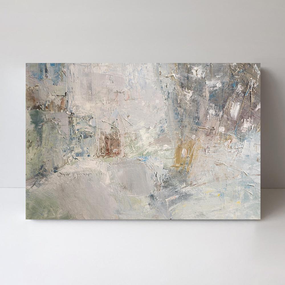 Pastel Attraction, Style A, Hand-painted Canvas-Framed-Canvas-Print-Poster-Gioia Wall Art