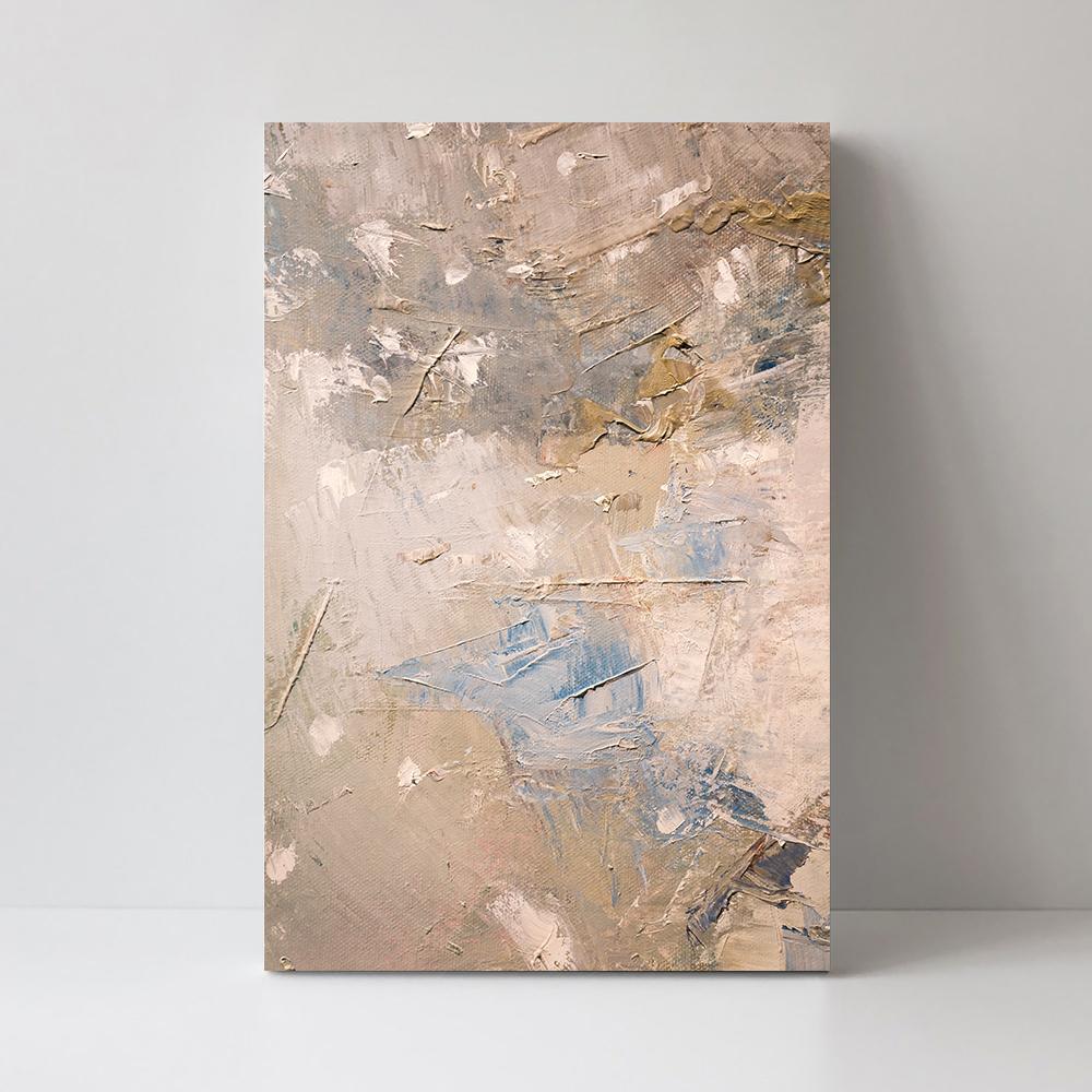 Pastel Attraction, Style B, Hand-painted Canvas-Framed-Canvas-Print-Poster-Gioia Wall Art