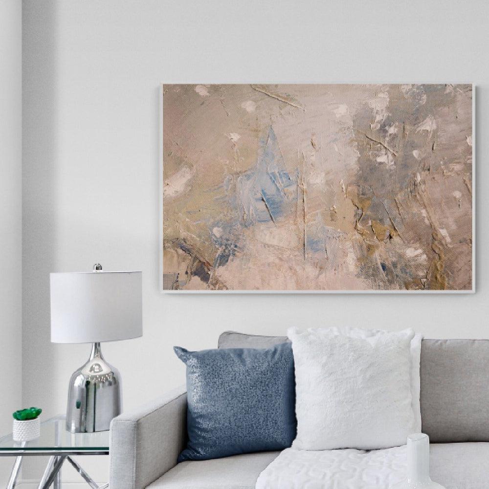 Pastel Attraction, Style B, Hand-painted Canvas-Framed-Canvas-Print-Poster-Gioia Wall Art